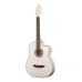 62CW Гитара акустическая, с вырезом, белая, Ижевский завод Т.И.М