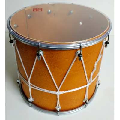 BK-12Nv Барабан кавказский 12" с верёвкой, цвет орех, Мастерская Бехтеревых