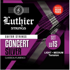 LU-15 Комплект струн для классической гитары, средне-слабое натяжение, Luthier