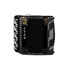 BN-39-BK Баян ученический двухголосный "Тула-210", 55х100-II, черный, Тульская Гармонь