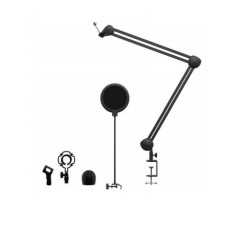 GMS-03 Микрофонная стойка настольная, длина 50см, пантограф, Guitto