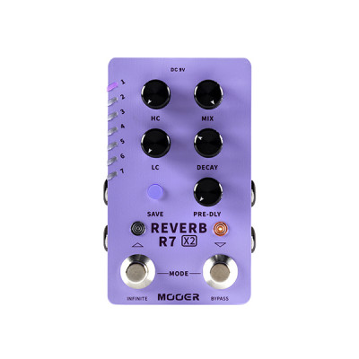 M723 R7 X2 Reverb Педаль эффектов, Mooer