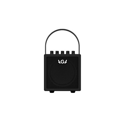 Bass-Mini-BK Комбоусилитель для бас-гитары, 30Вт, черный, AGA