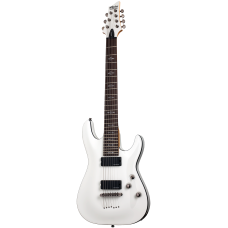 Schecter DEMON-7 VWHT Гитара электрическая, 7 струн, корпус липа, гриф клен, лады 24X Jumbo, звукосн