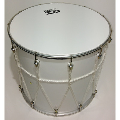 BK-13Bv Барабан кавказский 13" с веревкой, 31х33 см, цвет — белый, Мастерская Бехтеревых