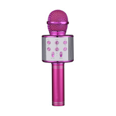 FunAudio G-800 Pink Беспроводной микрофон. Поддержка файлов: MP3, WMA. Bluetooth V4.0 + EDR. 3W
