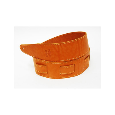 FL66025L11 Leather 11 Ремень для гитары, кожаный, абрикос, Fidel
