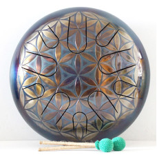 AL30-F-FL Глюкофон 30см Цветок Жизни, F# Major, Мастерская Алатырь