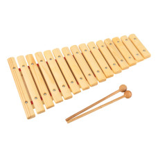 MD-KS-15P Ксилофон 15 нот, с резонатором, До, тонировка, Музыка Детям