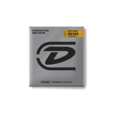 Струны для 5-струнной бас-гитары Dunlop DBSBS40120M Super Bright, нерж.сталь, Medium Scale, 40-120
