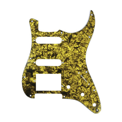DPP-ST-GOP-HSS Защитная накладка электрогитары Stratocaster, HSS, золотая, D'Andrea