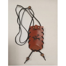 ML-75 Чехол для варгана, кожа, Хакасские варганчики