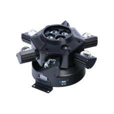 ML6A Моторизированный прожектор смены цвета (колорчэнджер) паук, RGWB, 10х10Вт+лазер, Bi Ray