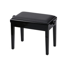 HY-PJ023-GLOSS-BLACK Банкетка, черный/черный, искусственная кожа, Rin