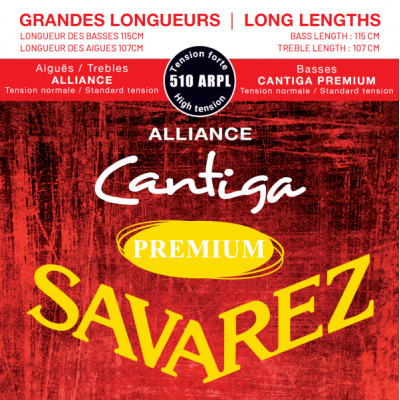 510ARPL Alliance Cantiga Premium Long Комплект струн для классической гитары, Savarez
