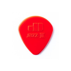 DUNLOP 47R2N Nylon Jazz II Semi-round Tip упаковка красных медиаторов, (24шт.)