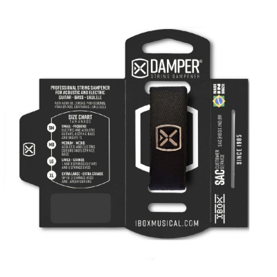 DTMD20 Демпфер гитарный, средний, черный, IBOX