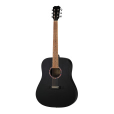 D-Black-43 Гитара акустическая, черная, Кунгурская Акустика