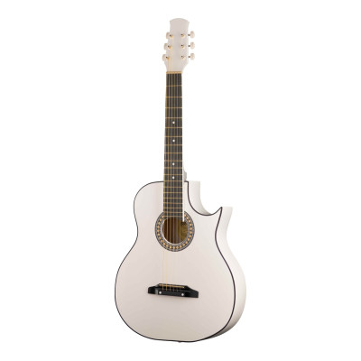 31CW Акустическая гитара, с вырезом, белая, Ижевский завод Т.И.М