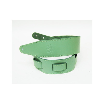 FL111068LP Premier Ремень для гитары, кожаный, зеленый, Fidel