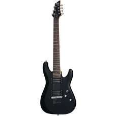 Schecter C-7 Deluxe SBK Гитара электрическая семиструнная, крепление грифа: на болтах