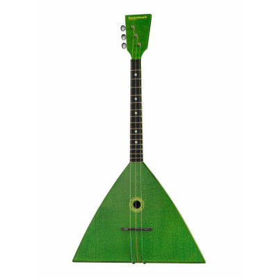3S-SP Звонкий папоротник Балалайка компактная трёхструнная, улучшенная отделка, БалалайкерЪ