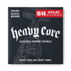 DHCN1048 Heavy Core Комплект струн для электрогитары, никелированные, 10-48, Dunlop