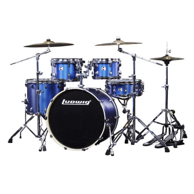 LEC522032 Element Evolution Барабанная установка, синяя, 2 коробки, Ludwig