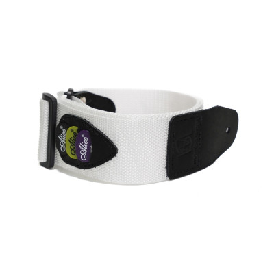 MB5030-067 Ремень для гитары, нейлоновый, белый, Mamba straps