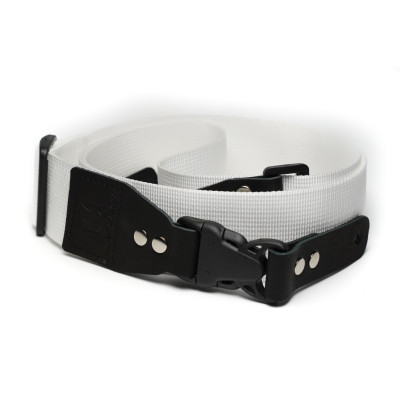 MB5022-067 Ремень для гитары, нейлоновый, белый, Mamba straps