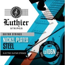 LU-106N Комплект струн для электрогитары, никелированные, 10-46, Luthier