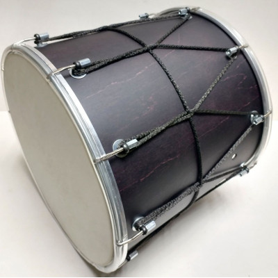 BK-12Ev Барабан кавказский 12" с верёвкой, 31х30,3см, цвет эбен, Мастерская Бехтеревых