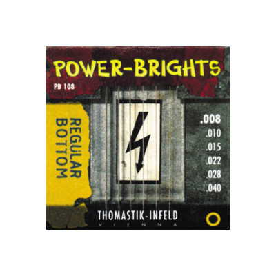 THOMASTIK E-gitarre Power Brights PB108 Saiten Satz, струны для электрогитары