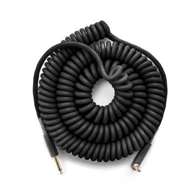 DCICB30R MXR Кабель инструментальный, спиральный, прямой/угловой, 9.14м, Dunlop