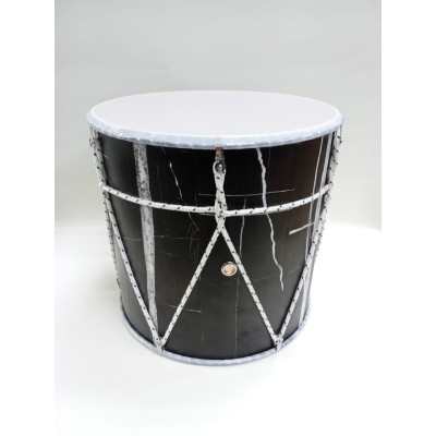 MZ-B10bmk Барабан кавказский 10", цвет черный мрамор, с чехлом, MEZZO