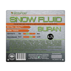 EF-Buran Жидкость для генераторов снега, 4,7л EcoFog 