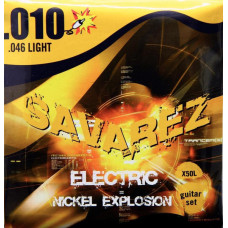 X50L Explosion Комплект струн для электрогитары, никелированные, 10-46, Savarez