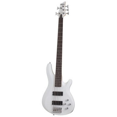 Schecter C-5 DELUXE SWHT Гитара бас, 5 струн, цвет Satin White