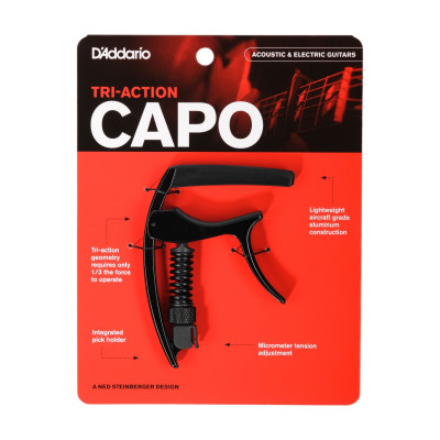 PW-CP-09 NS Tri-Action Capo Каподастр для гитары, черный Planet Waves