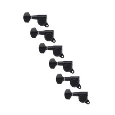 J-07-6R-BK Колки для гитары 6п, черные, Paxphil