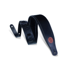 MSS1-BLK Signature Series Ремень для гитары, кожаный, черный, Levy's