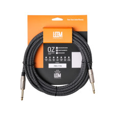 FBS-5(BK/WH) Кабель инструментальный, черный/белый, 5м, Leem