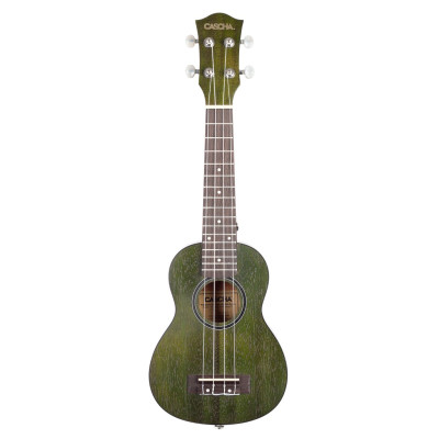 HH-2265 Mahogany Series Укулеле сопрано, с чехлом, зеленый, Cascha