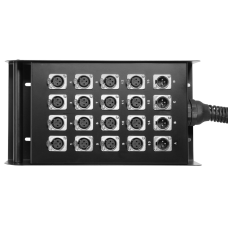 INLINE SBL151BOX Коммутационная панель, в комплекте с разъемами (8 XLRF (female), 4 XLRM (male))