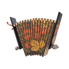 MS-K1-TR-04 Трещотка пластинчатая «малютка», с бубенцами, 1 категория, Мастерская Сереброва