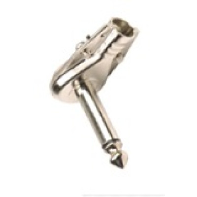 XLINE Cables RCON JACK M 63 Разъем Jack 6.3 моно кабельный никель, угловой