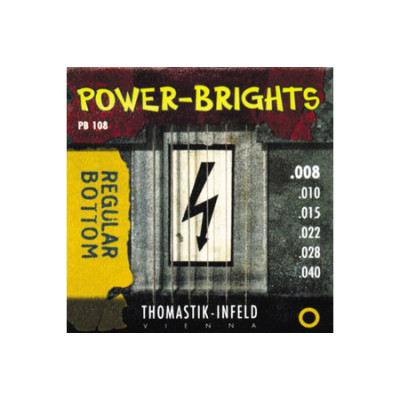 THOMASTIK E-gitarre Power Brights PB108T Saiten Satz, струны для электрогитары