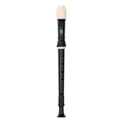 ASRG-110 Блокфлейта сопрано, немецкая система, черная, Angel