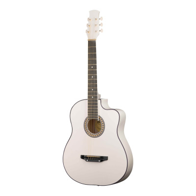 62CW Гитара акустическая, с вырезом, белая, Ижевский завод Т.И.М