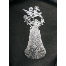 GH-XL056 Колокольчик хрустальный «Георгий Победоносец», большой, Гусь Хрустальный GH-XL056 Колокольчик хрустальный «Георгий Победоносец», большой, Гусь Хрустальный